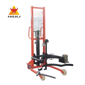 NIULI Factory Direct Customized 350kg Drum Lifter Hydraulic Oil Drum Stacker with Clamp