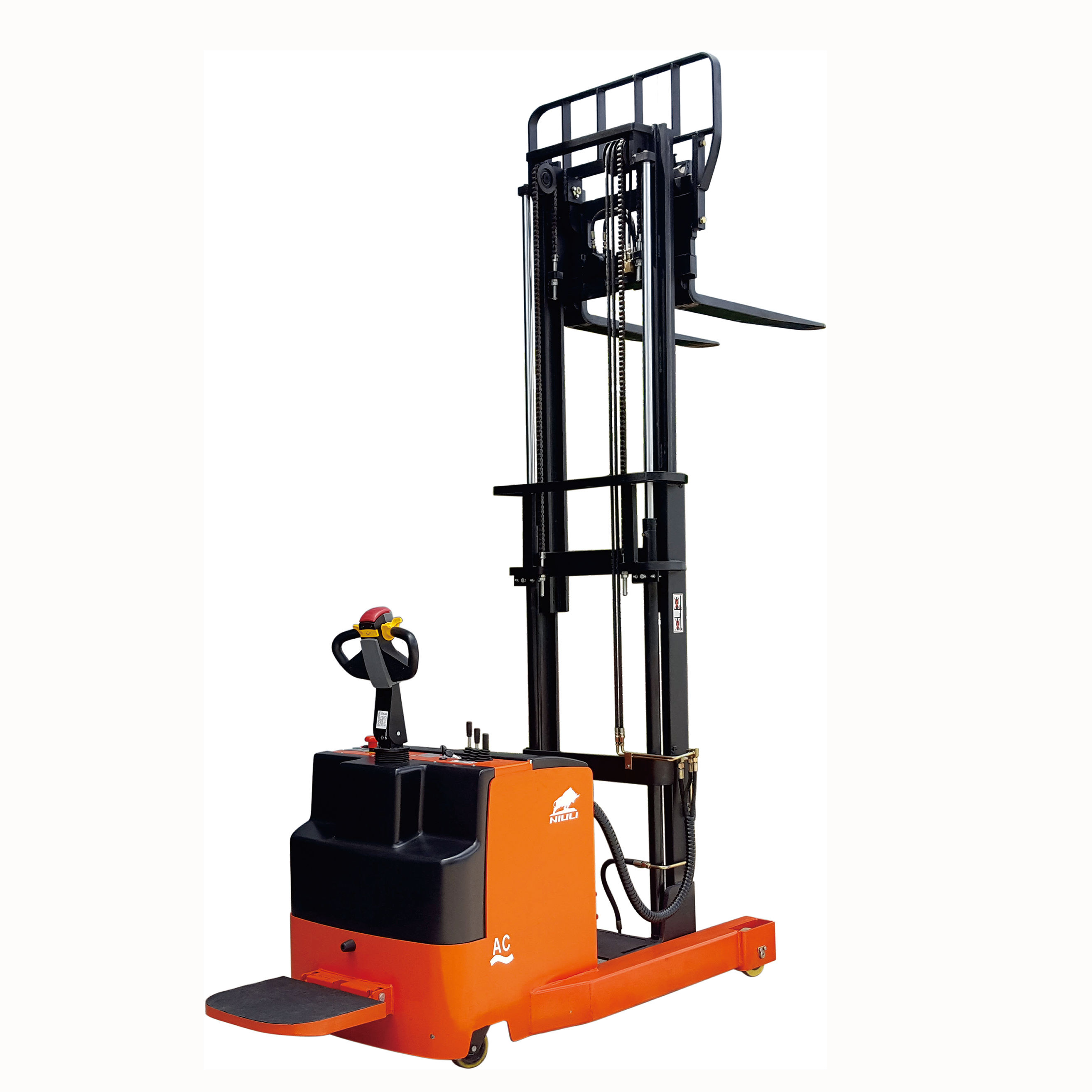 pallet stacker with reach