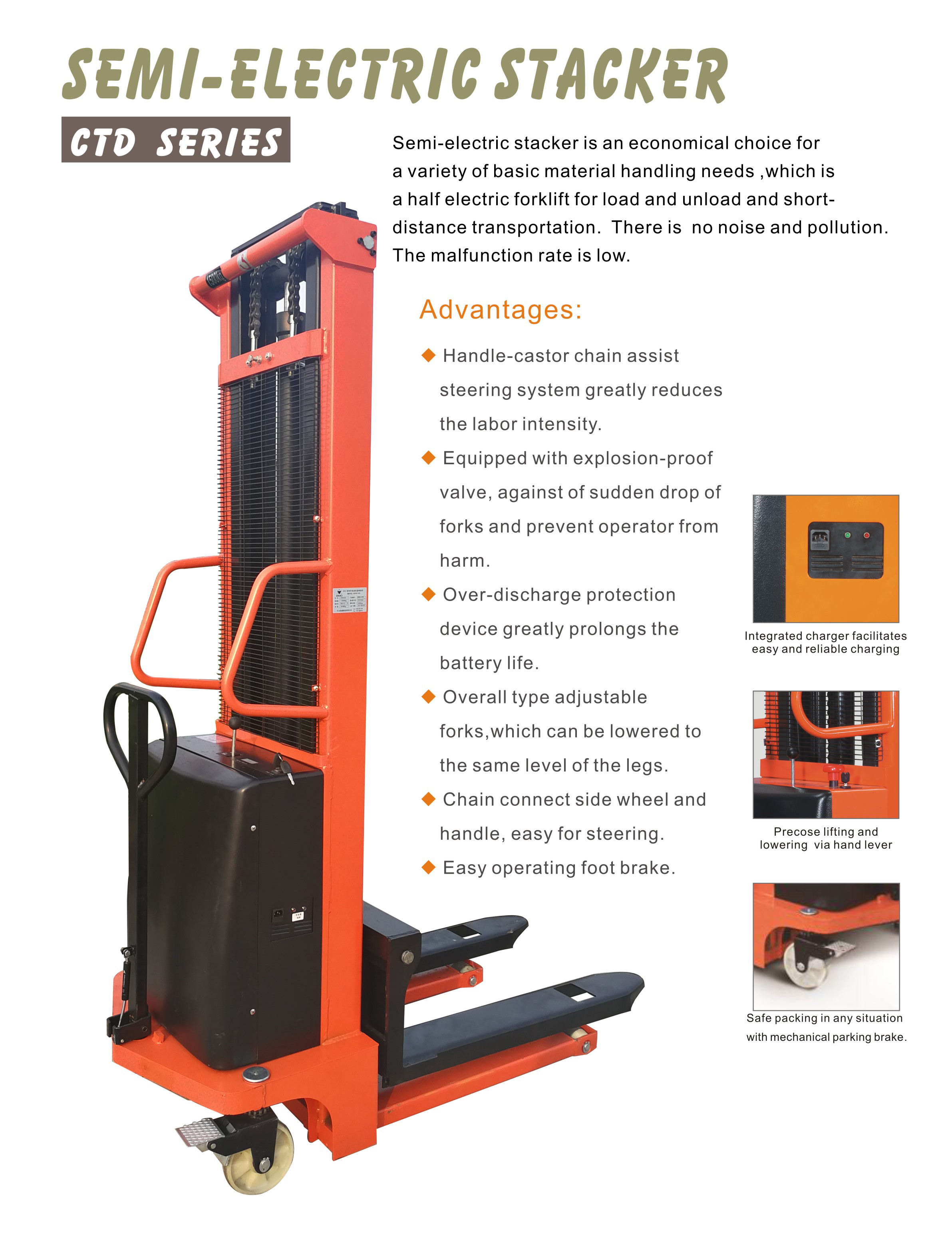 pallet lift stacker