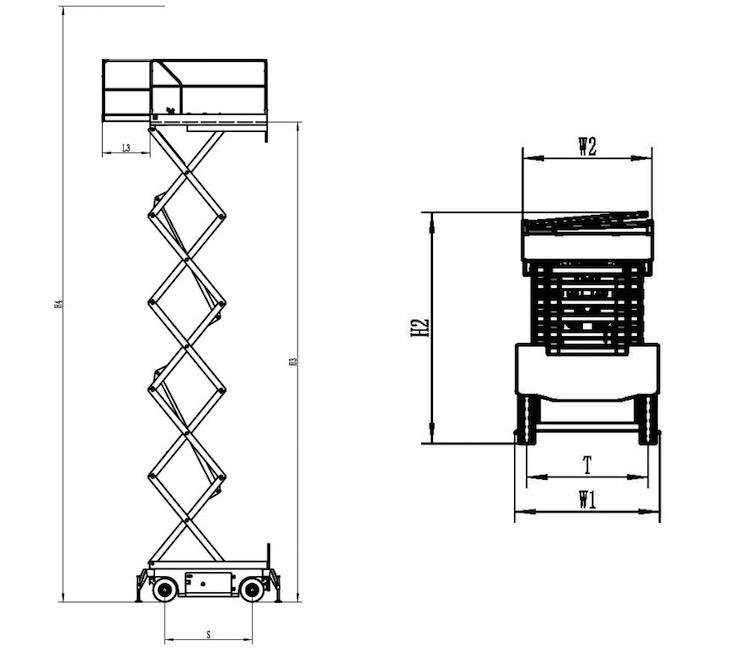 scissor lift specifications