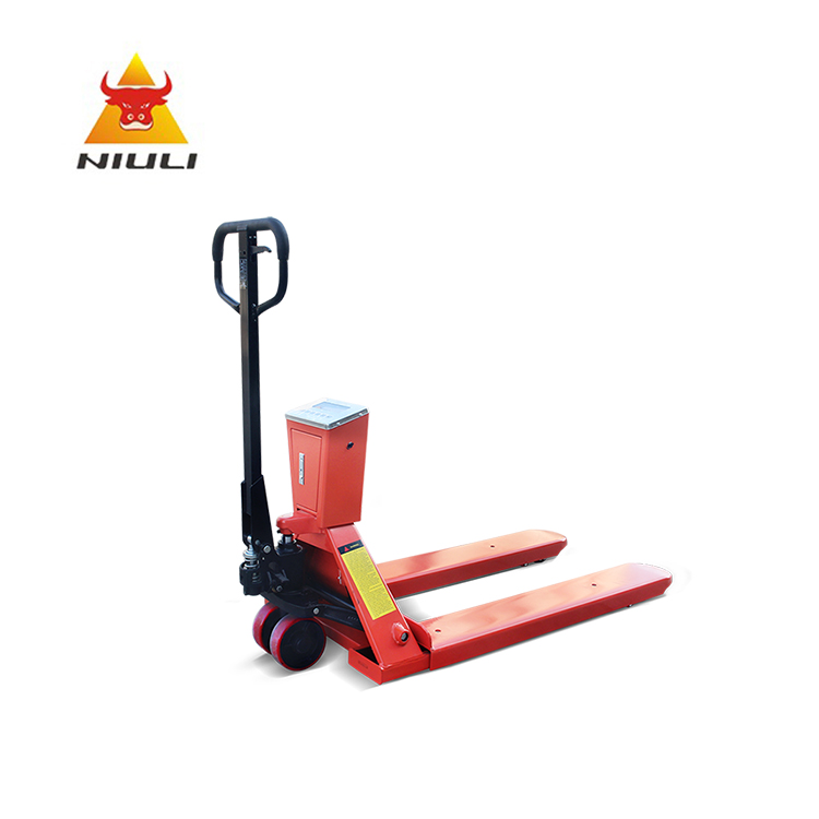 China Hand Pallet Truck with Scale Manufacturers 