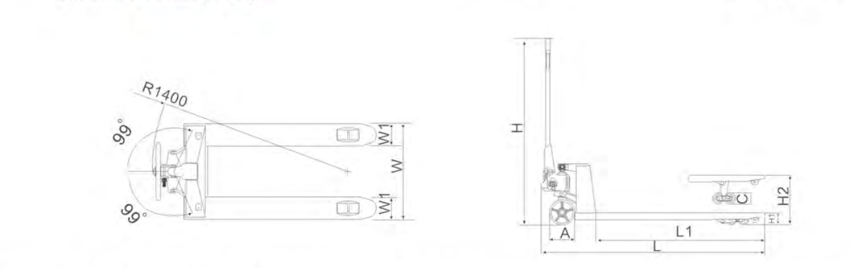 China Hand Pallet Truck 