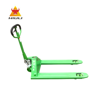 NIULI High Quality China 3 Ton Warehouse Double Pressure Relief Hand Lift Hydraulic Hand Pallet Truck