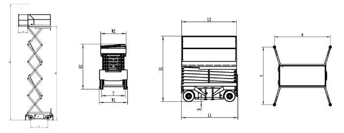 ਪੌਪ ਅੱਪ ਕੈਚੀ ਲਿਫਟ ਕਿਰਾਏ 'ਤੇ