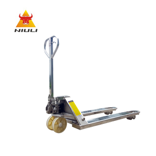 NIULI Material Handling Equipment 2ton 2.5ton 3.0t Stainless Steel Hand Operated Pallet Truck Manual Pallet Jack