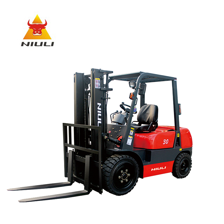 NIULI Brand Diesel Forklift 1.5ton 3 Ton 5 Ton Forklift Truck with Side Shift Japanese Engine Container Mast