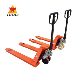 NIULI 2ton 2.5ton 3ton Manual Montacargas Hydraulic Pallet Trolley
