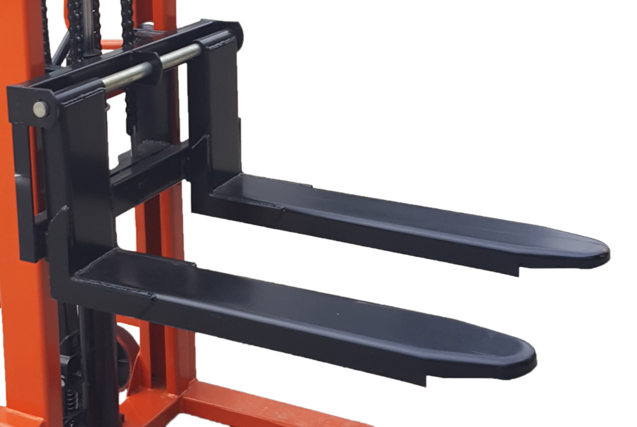 Wide Leg Manual Forklift Stacker Special Size Straddle Leg Pallet Manual Hand Stacker Lift