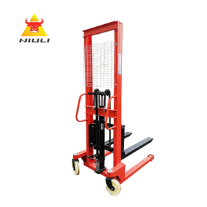NIULI CTY 500KG 1000KG Hand Hydraulic Channel Steel Stacker with CE Certificate