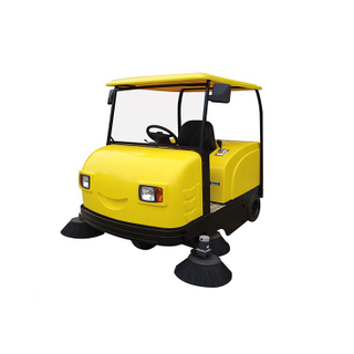 Automatic Industrial Battery Double Brushes Ride on Floor Sweeper Ground Electric Floor Sweeper Lawn