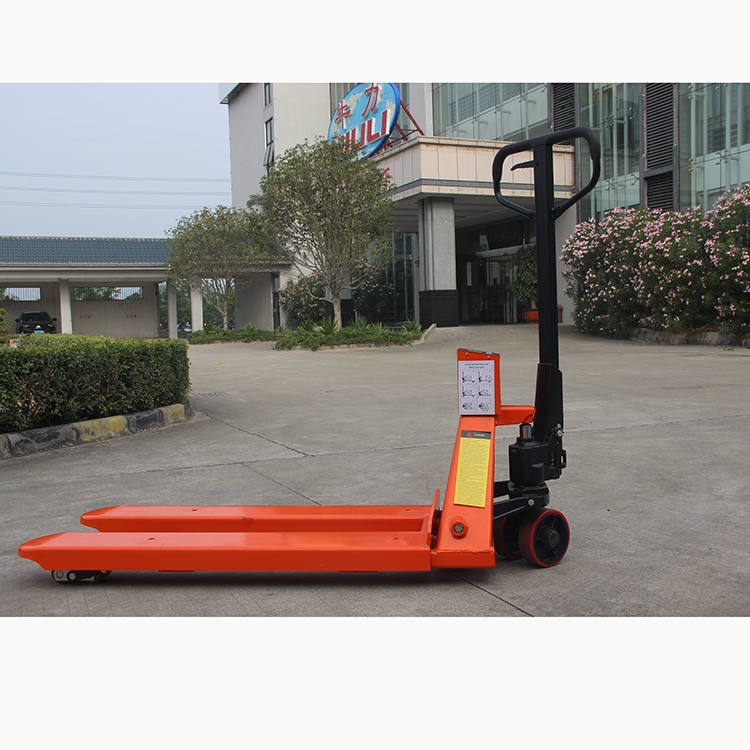 NIULI High Digital Display Economical Manual Hydraulic Hand Pallet Truck Scale Pallet Jack Weight Scale