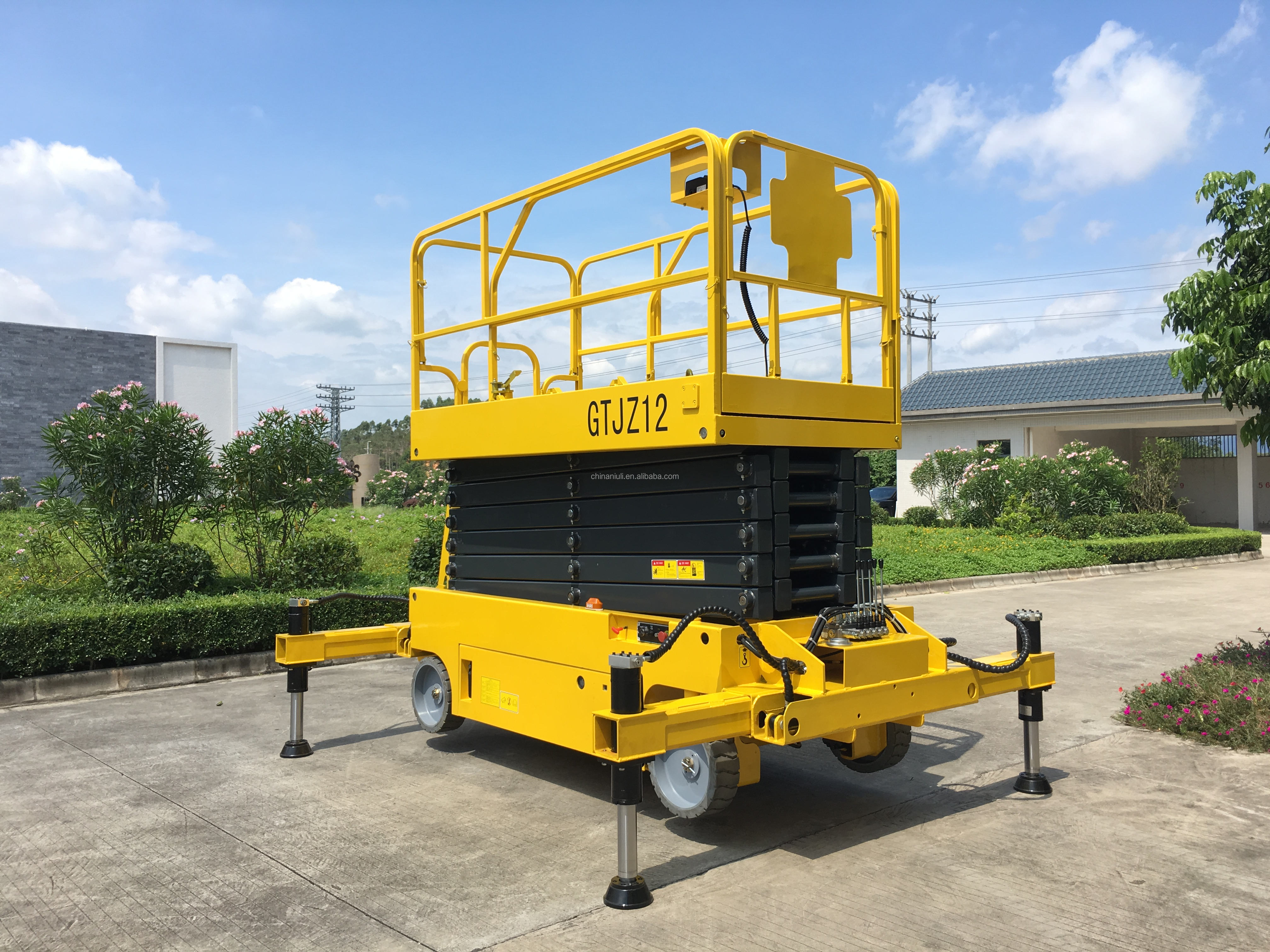 Navigating the Heights with Rough Terrain Scissor Lift for Sale