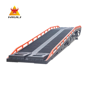 NIULI High Efficiency Portable Container Ramp Slope Lift Forklift Dock Ramp Loading Dock Leveler