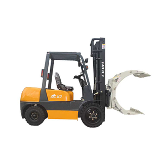 NIULI Transpalette Fork Lift Attachment 2 Ton Diesel Forklift with Paper Roll Clamp
