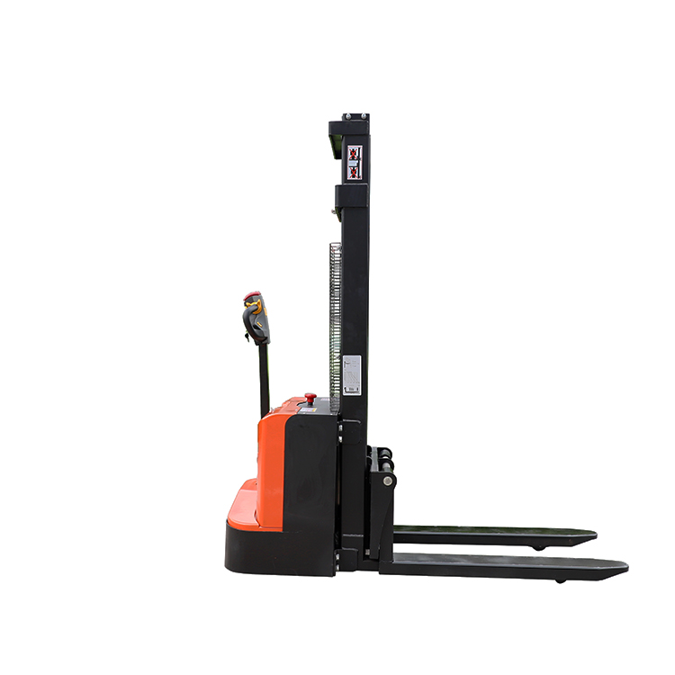 Full-electric Stacker Lift Stacker China Electric Pallet Forklift Stacker 1000kg Battery Powered Pedestrian Economic Electric