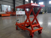 NIULI Lifting Platform 500kg Manual Mobile Hydraulic Scissor Lift Table Truck