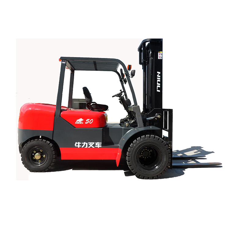 Diesel Fork Lift with Container Mast 5.0 Ton Niuli CPCD50 Hydraulic Diesel Forklift Truck Japanese Engine