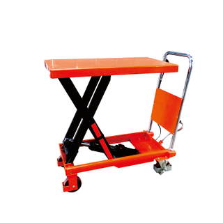 NIULI Small Portable Hand Trolley Table Truck Hydraulic Scissor Lift Table