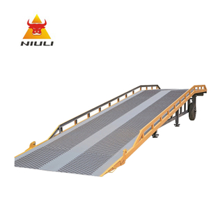 Movable Forklift Vehicles Loading Goods Ramp Hydraulic Yard Ramp for Factory
