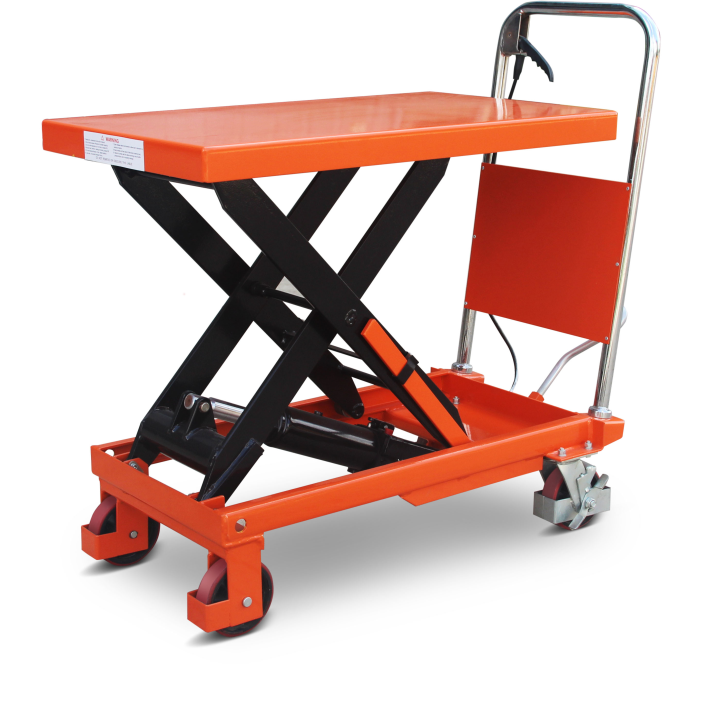 NIULI Portable 500kg Hydraulic Cart Lift Table Trolley