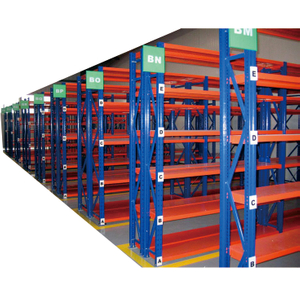 Warehouse Storage Goods Shelft Upright Beam Steel Pallet Rack