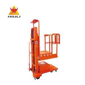 200kg Portable Powered Semi-electric Order Picker Stock Automatic Handling Equipment Aerial Order Picker with CE Approved