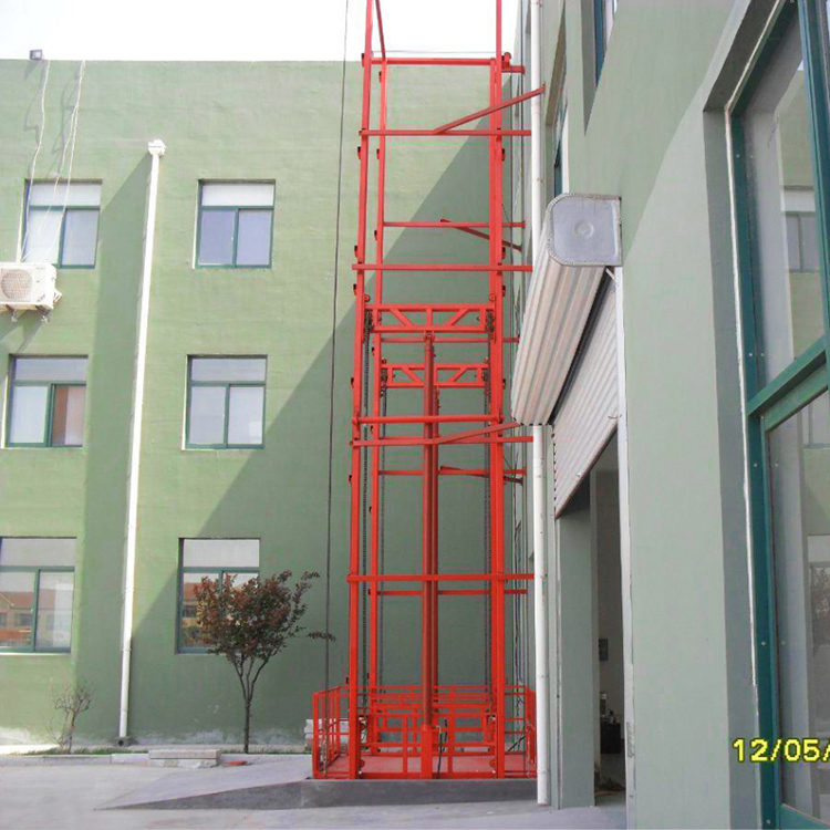 NIULI Stationary Electric Material Loading Cement Plant Hydraulic Goods Lifts Elevator Malta for Warehouse on The Mezzanine
