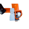 Wide Leg Manual Forklift Stacker Special Size Straddle Leg Pallet Manual Hand Stacker Lift