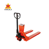 NIULI Hot Manual Pallet Hand Truck Scale 2500kg 3 Ton Capacity Hydraulic Pallet Truck With Weigh Scale
