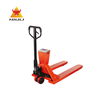 NIULI Electronic Display Hand Forklift Weighing Scale 2500kg 3 Ton Manual Pallet Truck with Weigh Scale