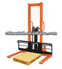 Wide Leg Manual Forklift Stacker Special Size Straddle Leg Pallet Manual Hand Stacker Lift