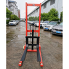 Roll Lifter Hand Fork Lift Stacker Hydraulic Manual Pallet Forklift Montacargas