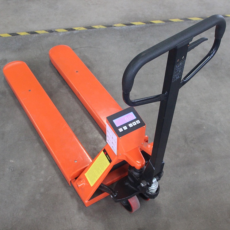 NIULI 2.0Ton 2000Kg Hydraulic Hand Pallet Scale Manual Weighing Hand Pallet Truck Scales