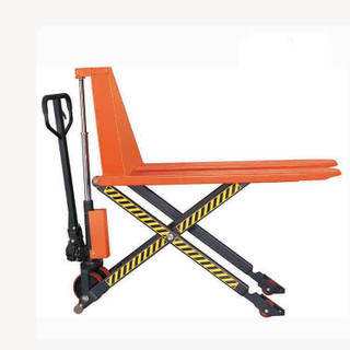 NIULI Factory Wholesale Price High Lift Pallet Truck 1.0 Ton 1000kg Lift Height 800mm Jack Hydraulic Scissor Lift Pallet Truck