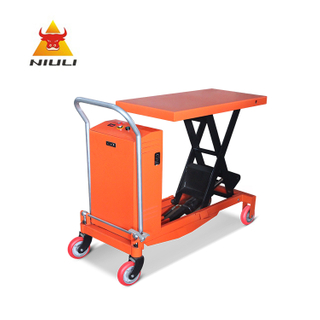 NIULI Small Manual Hydraulic Motorcycle Lift Tables Platform Pallet Lift Platform