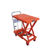 NIULI Factory Direct Outlet Small Cart Trolley Table Double Scissor Lift for Warehouse