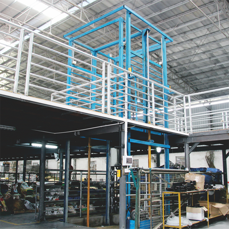 NIULI 2ton 5 Ton Hydraulic Mezzanine Floor Cargo Raised Storage Lift Platform Vertical Car Garage Lift for Basement Or Warehouse