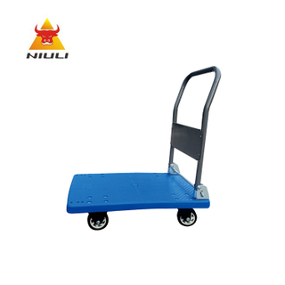 NIULI Hand Platform Truck Plastic 300KG Handcart