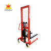 NIULI Hand Stacker Capacity 2000kg Lifting Height 1600mm High Quality Hydraulic Manual Forklift Price