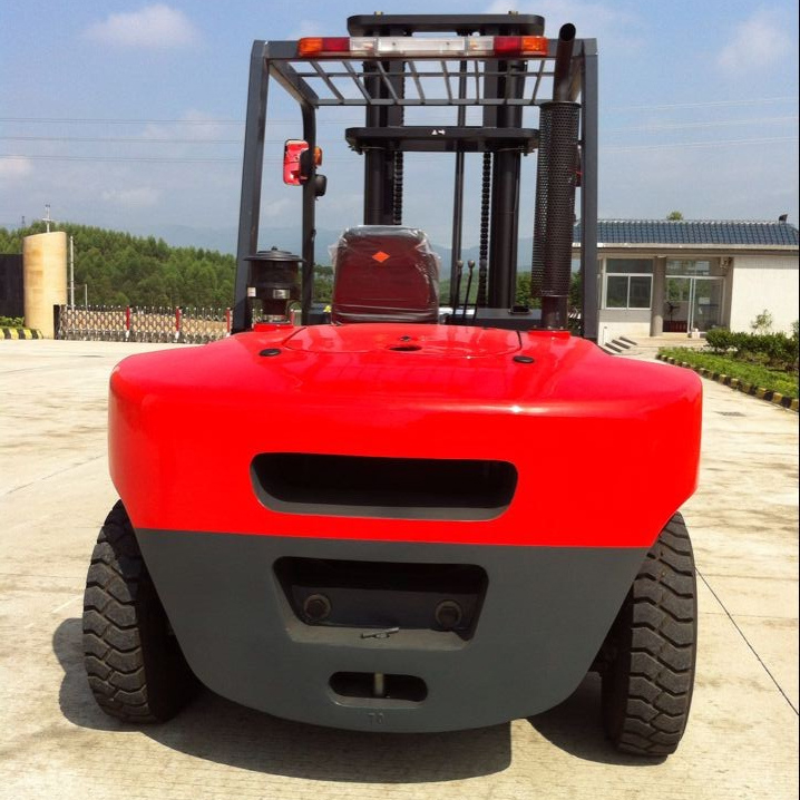 7 Ton Diesel Engine Forklift Truck with Side Shifter And Solid Tires