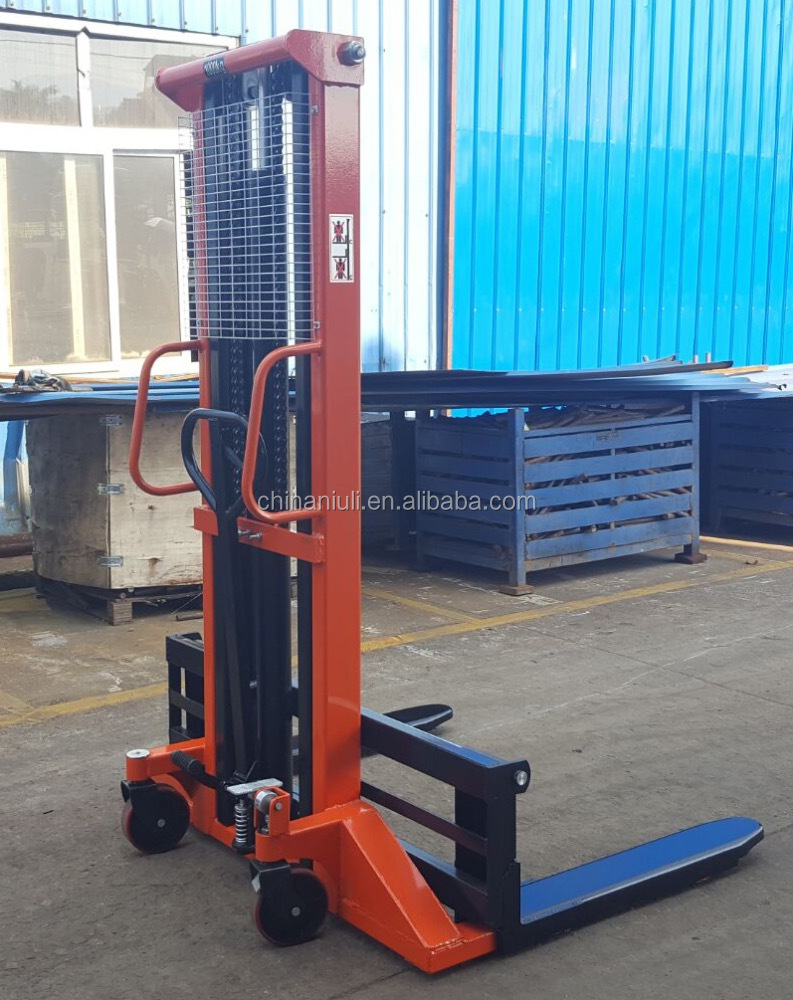 NIULI 1T 2T 3T Wide Legs Manual Hand Stacker with CE
