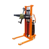 NIULI Factory Electric Oil Drum Lifter Truck Lifting Equipment Hydraulic Motorized Forklift Porter Lifter Oil Drum Stacker