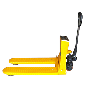 NIULI Manual Hand Fork Lifter Forklift Manual Logistics Equipment Hydraulic Germany Hand Pallet Truck with Weight Scale