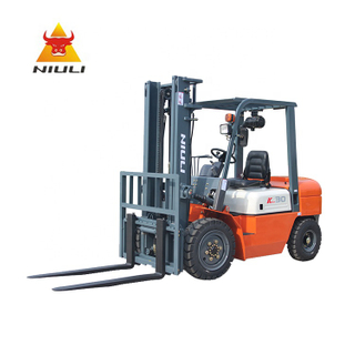 NIULI Transpallet Heavy Duty Truck FD35 3.5 Ton New Forklift Diesel Forklift Hydraulic Fork Lift in Hot Selling