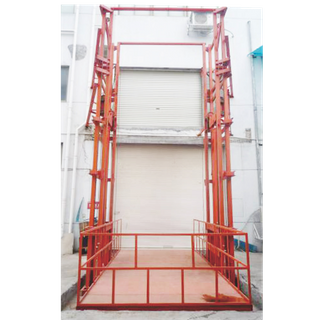 NIULI Wall Mounted Cargo Freight Elevator 1000kg 2000kg 3meter 4m 5m 6m 8m 9m 12m Industrial Warehouse Cargo Lift Price