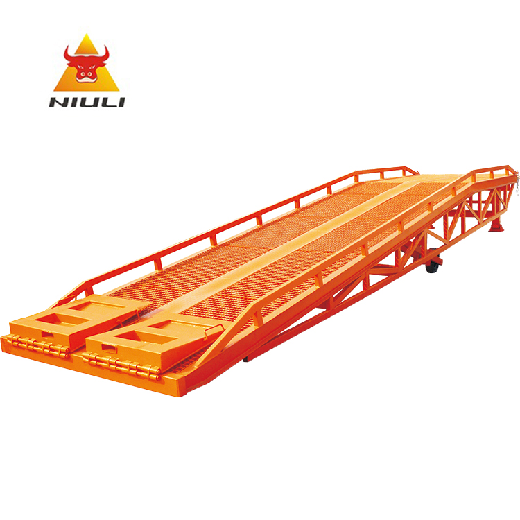 NIULI Adjustable Dock Equipment Truck Loading Portable Leveler Yard Ramp Price