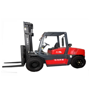 NIULI Heavy Duty 7 Ton Forklift Great Logistic Equipment Diesel Forklift Truck with Automatic Transmission
