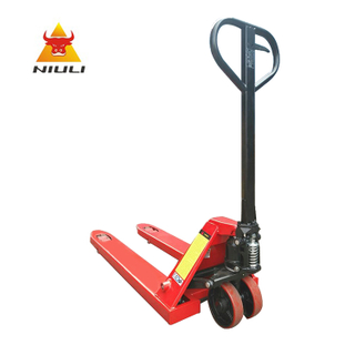 NIULI Apilador Hubwagen Transpaleta Grua Horquilla Rough Terrain Hydraulic Manual Pallet Truck