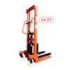 NIULI Hand Stacker Capacity 2000kg Lifting Height 1600mm High Quality Hydraulic Manual Forklift Price