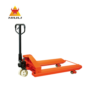 NIULI Wholesale Retail Manual Forklift Hydraulic Jack Paper Roll Pallet Truck Price Paper Cart Trolley Hand Pallet Truck